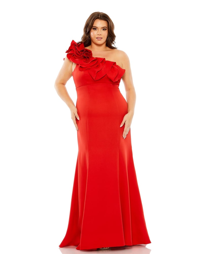 Cocktail and party mac 2025 duggal plus size dresses